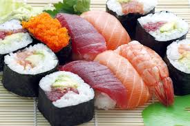 A sushi alapanyagai